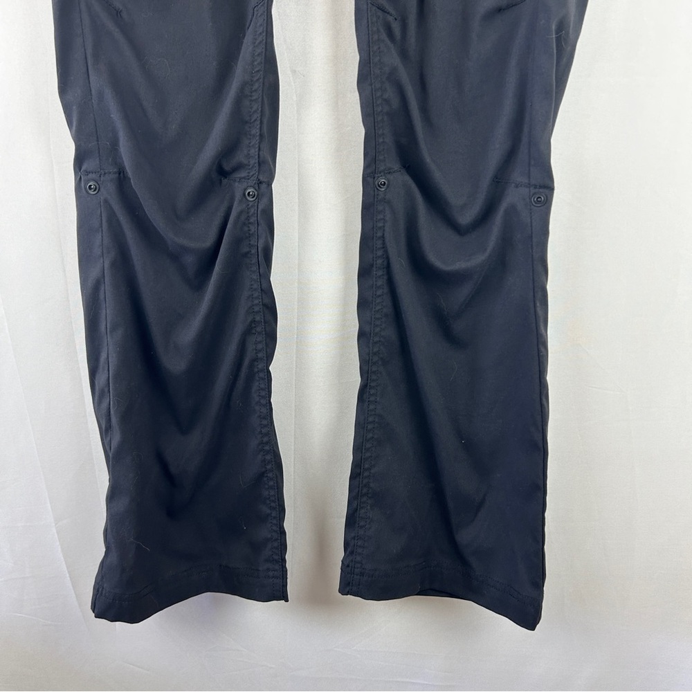 Prana black cargo convertible pants size 4 outdoor hiking - Picture 4 of 9